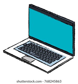 laptop computer isolated icon