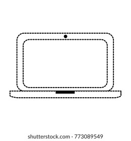 laptop computer isolated icon