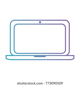 laptop computer isolated icon