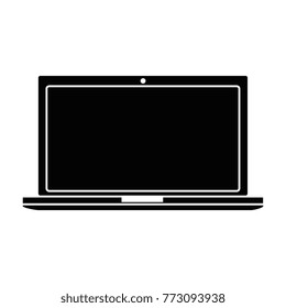 laptop computer isolated icon
