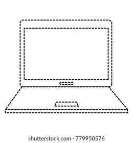 laptop computer isolated icon
