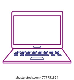 laptop computer isolated icon