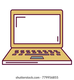 laptop computer isolated icon