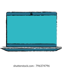 laptop computer isolated icon