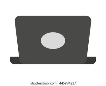 laptop computer isolated icon design, vector illustration  graphic 