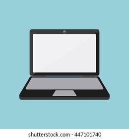 laptop computer isolated icon design, vector illustration  graphic 