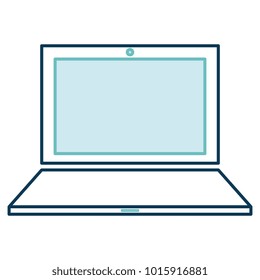 laptop computer isolated icon vector illustration design