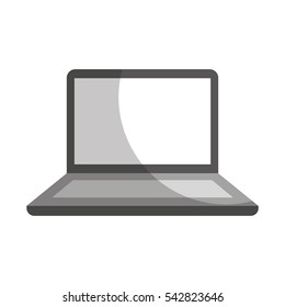 laptop computer isolated icon vector illustration design