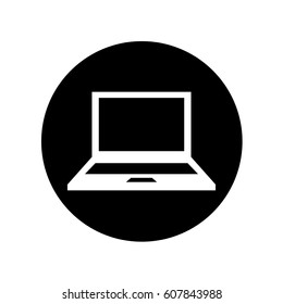 laptop computer isolated icon vector illustration design