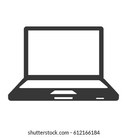 laptop computer isolated icon vector illustration design