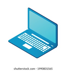 Isomometrisches Notebook-Symbol