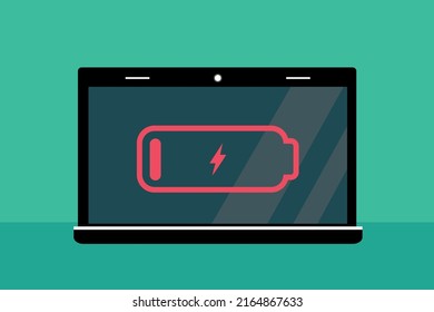 2,178 Low battery laptop Images, Stock Photos & Vectors | Shutterstock