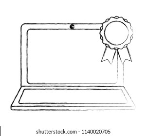 laptop computer medal award education online