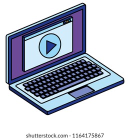 laptop computer with media player