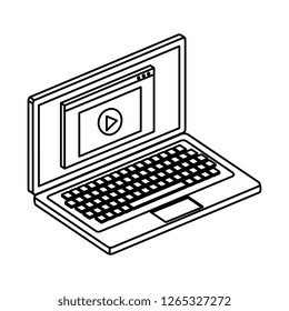 laptop computer with media player