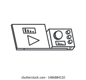 laptop computer with media player technology
