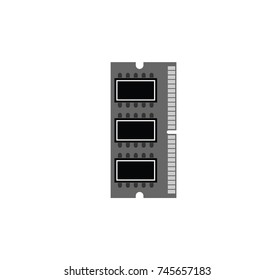Laptop Computer Memory  Vector
