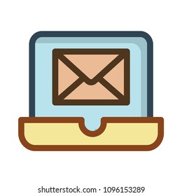 laptop computer message 