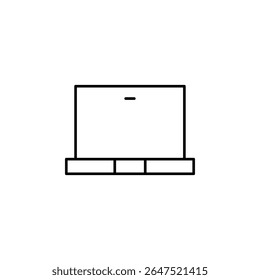 laptop, computer, notebook, device icon