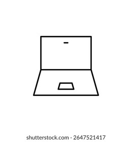 laptop, computer, notebook, device icon
