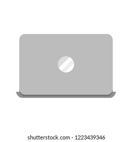 laptop computer on white background