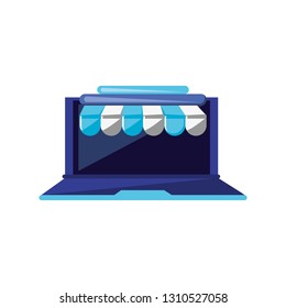 laptop computer with parasol store