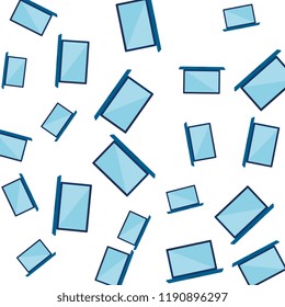 laptop computer pattern background