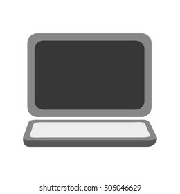 laptop computer portable device isolated icon vector illustration design