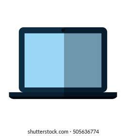laptop computer portable device isolated icon vector illustration design