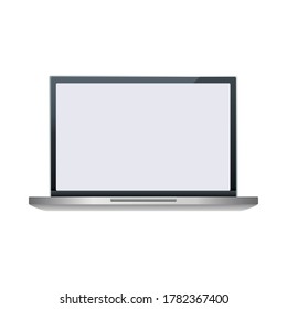 laptop computer portable digital device vector illustration design