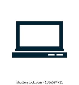 laptop computer portable isolated icon vector illustration design