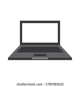 laptop computer portable isolated icon vector illustration design
