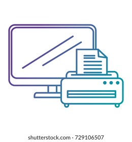 laptop computer with printer