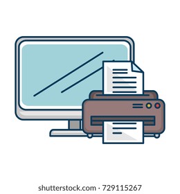 laptop computer with printer