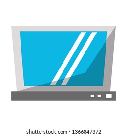 Laptop computer technology isolated