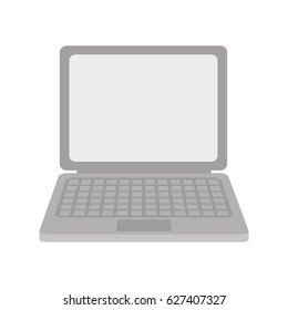 laptop computer technology isolated icon