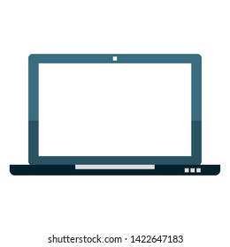 Laptop computer technology isolated symbol vector illustration graphic design