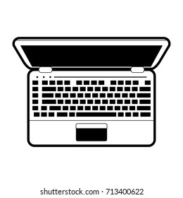 laptop computer topview  icon image 
