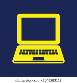Computador laptop arte na moda bela ilustração vetor abstrato colorido aplicado design.eps