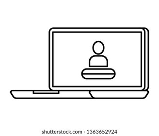 laptop computer with user acount