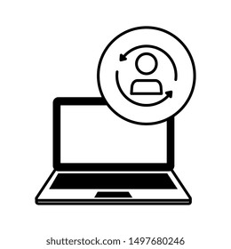 laptop computer with user reload