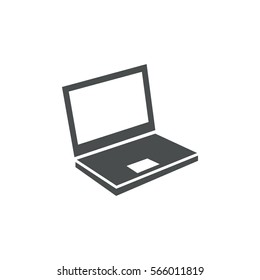 Laptop computer vector icon