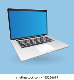 Laptop Computer, Vector Illustration EPS 10.