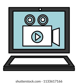 laptop computer with video camera