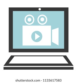 laptop computer with video camera