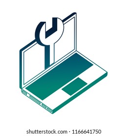laptop computer wrench support digital technology