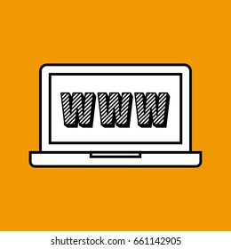 laptop computer with www