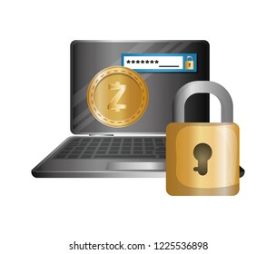 laptop computer with zcash
