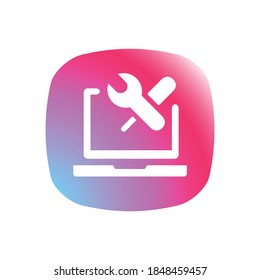 Laptop Configuration - App Icon Button