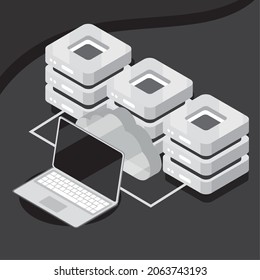 laptop database cloud wireless technology